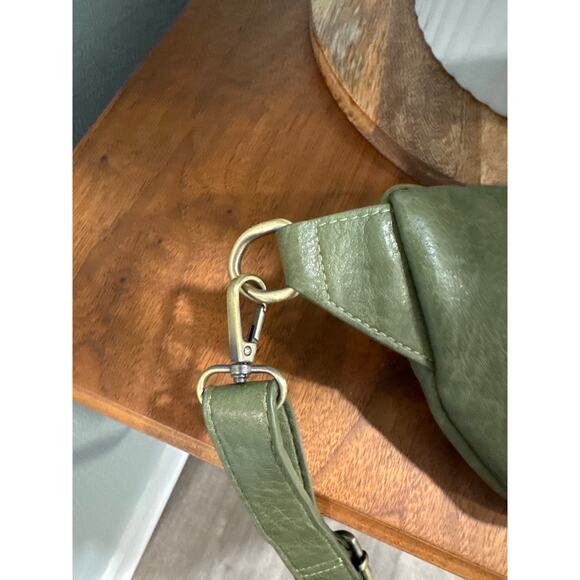 JOY Fanny Pack / Sling Bag Olive Green - Picture 4 of 13